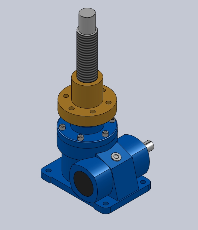 HK100T Ⅱ结构蜗轮丝杆升降机[HK100T-8-2-A-Ⅰ-300-X-B]